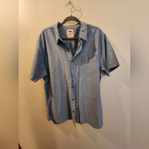 Men's Levi's Button Down Short Sleeve Shirt Size XXL